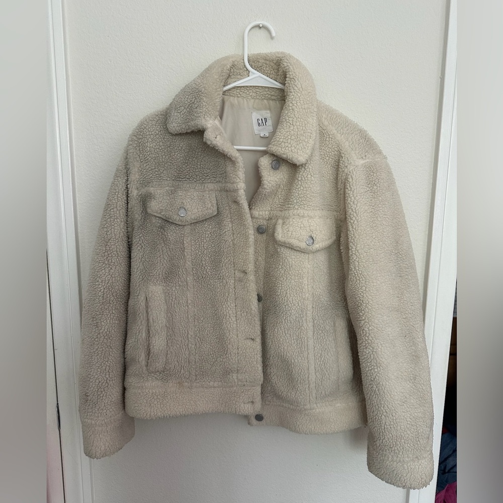 GAP Off-White Sherpa Jacket